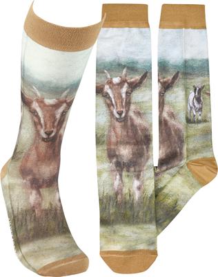 Show full view: Primitives By Kathy Goat Socks, Multicolor slide 2 of 4