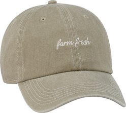 Primitives By Kathy Farm Fresh Small Pet Baseball Cap, Tan