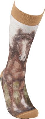 Show full view: Primitives By Kathy Horse Socks, Multicolor slide 4 of 4