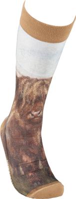 Show full view: Primitives By Kathy Highland Cows Socks, Multicolor slide 4 of 4