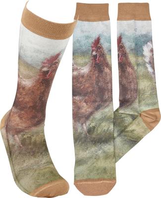 Show full view: Primitives By Kathy Chicken Socks, Multicolor slide 2 of 4