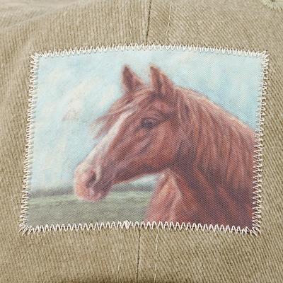 Show full view: Primitives By Kathy Horse Small Pet Baseball Cap, Tan slide 3 of 3