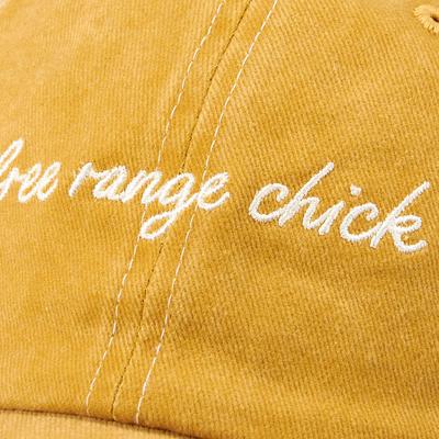 Show full view: Primitives By Kathy Free Range Chick Small Pet Baseball Cap, Yellow slide 3 of 4