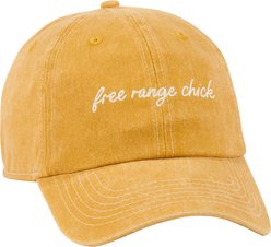 Primitives By Kathy Free Range Chick Small Pet Baseball Cap, Yellow