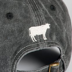 Primitives By Kathy Farm Hair Don't Care Small Pet Baseball Cap, Black slide 2 of 4