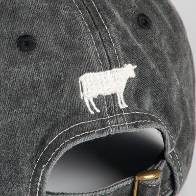 Show full view: Primitives By Kathy Farm Hair Don't Care Small Pet Baseball Cap, Black slide 4 of 4