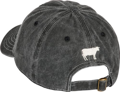 Show full view: Primitives By Kathy Farm Hair Don't Care Small Pet Baseball Cap, Black slide 2 of 4