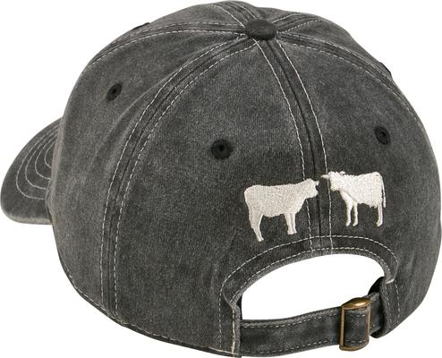 Show full view: Primitives By Kathy Distracted By Cows Small Pet Baseball Cap, Black slide 2 of 4