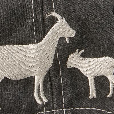 Show full view: Primitives By Kathy Make Me Happy Small Pet Baseball Cap, Black slide 3 of 4