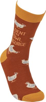 Show full view: Primitives By Kathy Fowl Language Socks, Multicolor slide 4 of 4