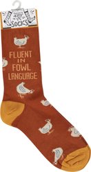 Primitives By Kathy Fowl Language Socks, Multicolor