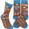 Show in main carousel: Primitives By Kathy Rather Be Homesteading Socks, Multicolor slide 2 of 4