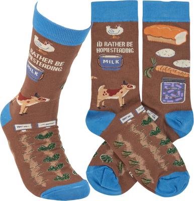 Show full view: Primitives By Kathy Rather Be Homesteading Socks, Multicolor slide 2 of 4