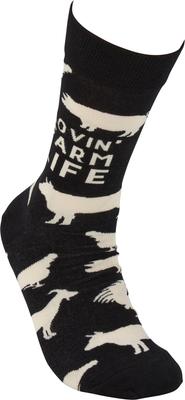 Show full view: Primitives By Kathy Farm Life Socks, Multicolor slide 4 of 4