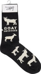 Primitives By Kathy Goat Obsessed Socks, Multicolor