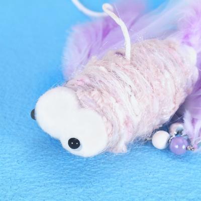 Show full view: Happy & Polly Goldfish Princess Cat Teaser Wand, Purple slide 4 of 9