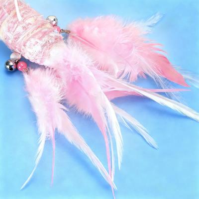 Show full view: Happy & Polly Goldfish Princess Cat Teaser Wand, Pink slide 5 of 9