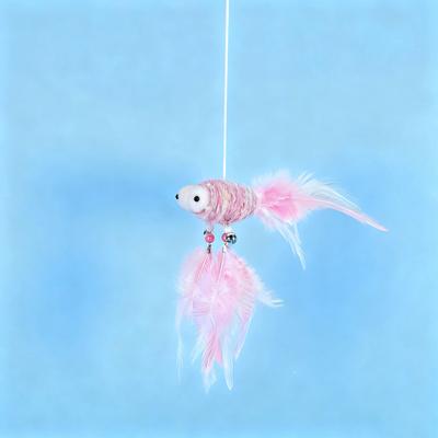 Show full view: Happy & Polly Goldfish Princess Cat Teaser Wand, Pink slide 6 of 9
