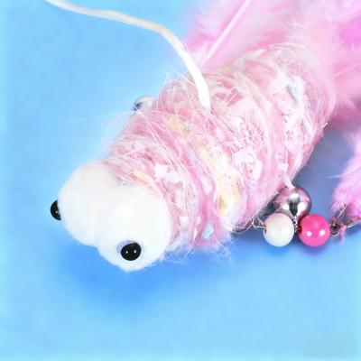 Show full view: Happy & Polly Goldfish Princess Cat Teaser Wand, Pink slide 4 of 9