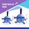 Show in main carousel: Nocciola Nebula Soccer Interactive Durable Tug & Fetch Squeaky Ball Dog Toy, Galaxy Blue & Purple, Medium: 6-in slide 3 of 6