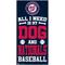 Show in main carousel: Fan Creations Washington Nationals All I Need Is My Dog & Football Wall Decor, 6 x 12-in slide 1 of 2