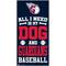 Show in main carousel: Fan Creations Cleveland Guardians All I Need Is My Dog & Football Wall Decor, 6 x 12-in slide 1 of 1