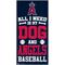 Show in main carousel: Fan Creations Los Angeles Angels All I Need Is My Dog & Football Wall Decor, 6 x 12-in slide 1 of 2