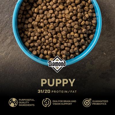 Show full view: Diamond Puppy All Life Stages 31/20 for Puppies, Pregnant & Nursing Dogs Dry Food, 20-lb bag slide 4 of 11