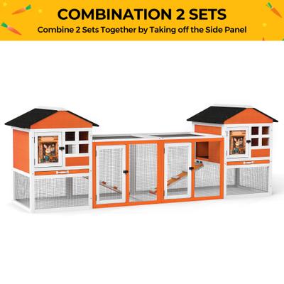 Show full view: Coziwow Rabbit Hutch with Asphalt Roof, 47-in slide 5 of 10