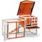 Show in main carousel: Coziwow Rabbit Hutch with Asphalt Roof, 47-in slide 3 of 10
