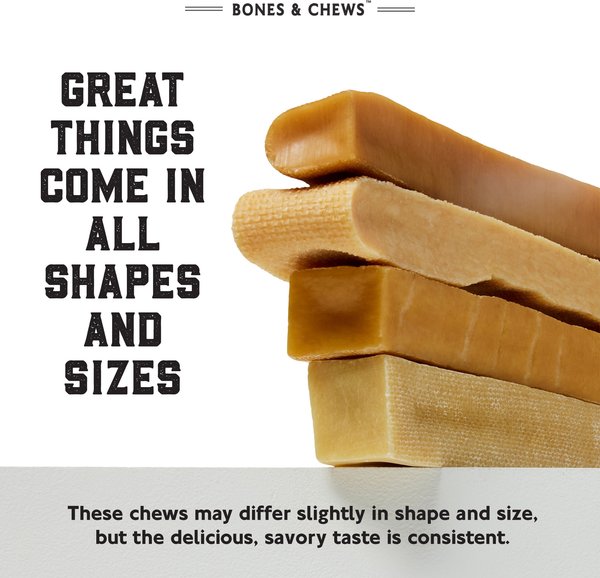 Show full view: Bones & Chews Himalayan Yak Cheese Value Pack Dog Treats, 1-lb bag slide 4 of 7