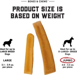 Bones & Chews Himalayan Yak Cheese Jumbo Dog Treats, 1 count slide 2 of 5