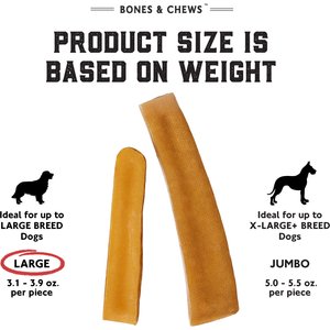 Bones & Chews Himalayan Yak Cheese Large Dog Treats, 3 count