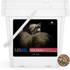 Mad Barn Visceral+ Gut Gastric & Immune Support Horse Pellet Supplement, 5.5-lb bucket