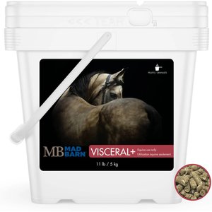 Mad Barn Visceral+ Gut Gastric & Immune Support Horse Pellet Supplement, 5.5-lb bucket