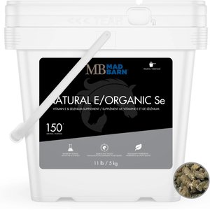 Mad Barn Natural E/Organic Se Horse Pellet Supplement, 5.5-lb bucket