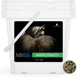 Mad Barn AminoTrace+ Enhanced Vitamin & Mineral Horse Pellet Supplement, 11-lb bucket
