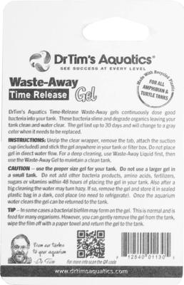 Show full view: Dr. Tim's Aquatics Waste-Away Gel Turtle Water Conditioner, Small, 1 count slide 2 of 2