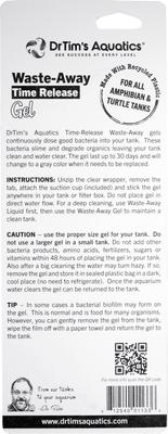 Show full view: Dr. Tim's Aquatics Waste-Away Gel Turtle Water Conditioner, Medium, 2 count slide 2 of 2