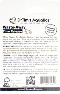 Show full view: Dr. Tim's Aquatics Marine Waste-Away Gel Water Conditioner, Small: 10-gal, 1 count slide 2 of 2