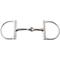 Show in main carousel: Korsteel Stainless Steel Jointed Dee Ring Snaffle Horse Bit, 4.75-in slide 1 of 1