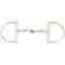 Show in main carousel: JP Korsteel Stainless Steel Hunter Dee Ring Snaffle Horse Bit, 4-in slide 1 of 1