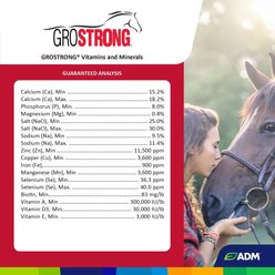 ADM GROSTRONG Granules Horse Supplement, 5-lb bag slide 2 of 5