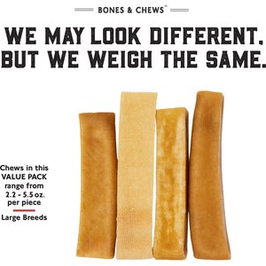 Bones & Chews Himalayan Yak Cheese Value Pack Dog Treats, 1-lb bag