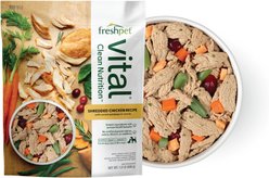 Freshpet Vital Shredded Chicken Recipe with Sweet Potatoes & Carrots Fresh Dog Food, 1.5-lb bag, case of 4