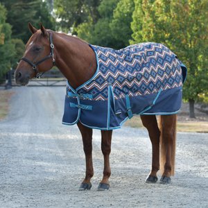 WeatherBeeta ComFiTec Essential Standard Neck 220G Horse Turnout, Sedona Star Print, 81-in