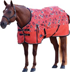 WeatherBeeta ComFiTec Essential Standard Neck 220G Horse Turnout, Rodeo Print, 72-in slide 2 of 2