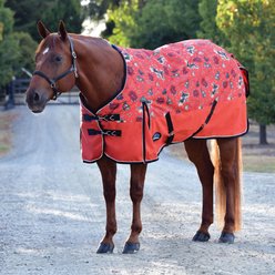 WeatherBeeta ComFiTec Essential Standard Neck 220G Horse Turnout, Rodeo Print, 72-in