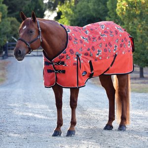 WeatherBeeta ComFiTec Essential Standard Neck 220G Horse Turnout, Rodeo Print, 81-in