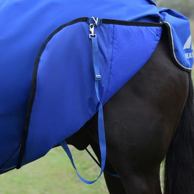 Show full view: WeatherBeeta ComFiTec Essential Standard Neck 220G Horse Turnout, Cobalt/Black, 48-in slide 7 of 9